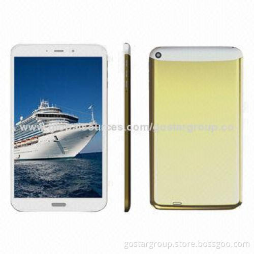 8 Inches Quad Core 3G Phone Call Tablet PC/MID with GPS, BT, FM & 1280 x 800P IPS Panel